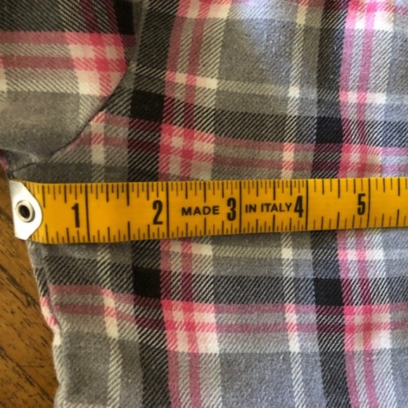 Girl's Youngland Gray & Pink Plaid Dress 5 - Picture 8 of 14